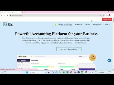 Generate invoice or bill for customer/client using Zoho Books #zohobooks billing invoice software