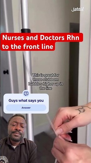 How to Remove Air Bubbles from a Drip Set |Essential Nursing Skill💉 #nursetips #nurselife #students