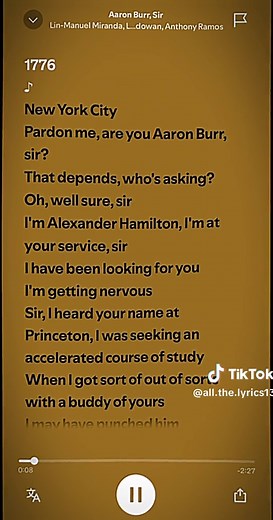 Understanding Aaron Burr in Hamilton's Musical Context