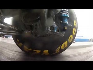 Gary Ingold at Piedmont Rear tire view slow motion.