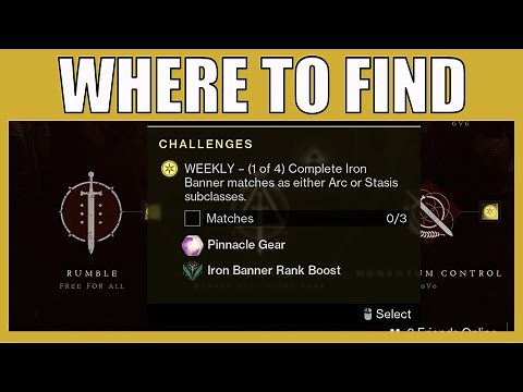 How To Find And Complete Iron Banner Daily Challenges Destiny 2 - Iron Banner Rank Boost Unlock