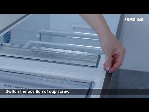 How to reverse a Samsung Refrigerator Door | Samsung UK