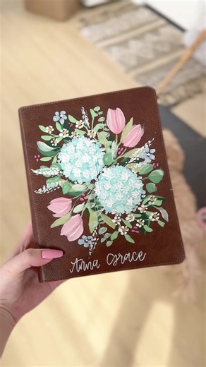 Custom Bible Design with Favorite Flowers and Colors