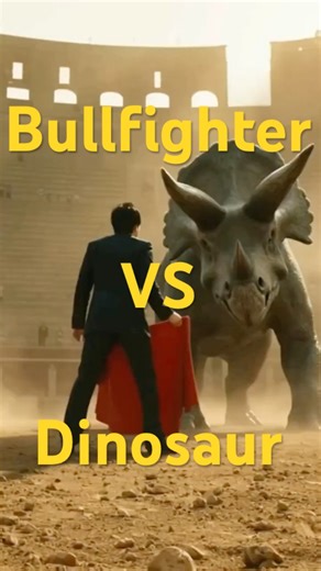 He Fought a Dinosaur Like a Bullfighter 🦏🔥
