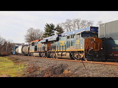 Busy CSX Railfanning in Upstate New York!