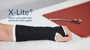 User instructions: X-lite®Classic wrist splint with dorsal and volar support