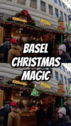 Basel Christmas Market Magic ✨🎄 #basel #christmas #travel