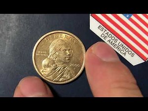 Moneda 1 dólar estadounidense 2000 “Sacajawea”