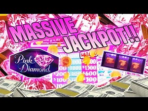 😱ONE OF THE BEST PINK DIAMOND SLOT MACHINE VIDEOS ON THE INTERNET - HUGE JACKPOT!!💎
