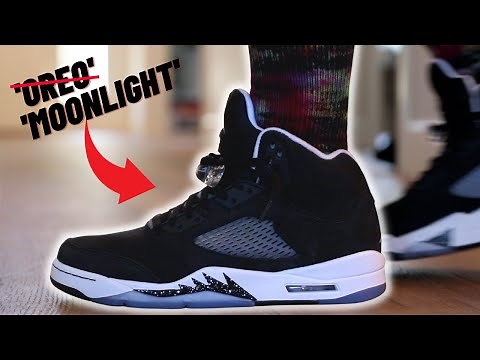 AIR JORDAN 5 MOONLIGHT / OREO Review + On Feet 2021