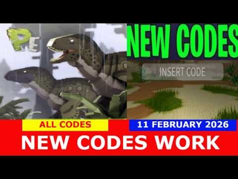 *NEW UPDATE CODES* Primeval Earth | Dinosaur Survival ROBLOX | ALL CODES | 11 FEBRUARY 2026