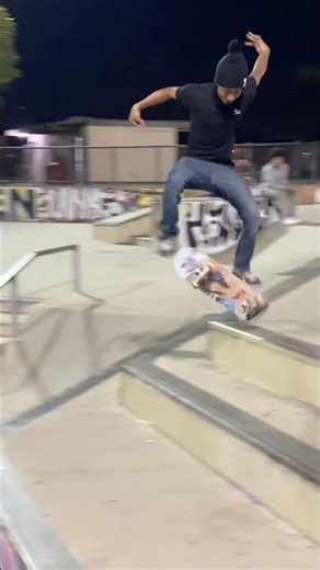 Clean kickflip off the big 3 block! #skateboarding #youtubeshorts #skate