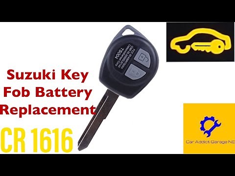 How to change battery in Suzuki Key Remote Fob | Swift | Ignis | Jimny | Vitara |CR1616