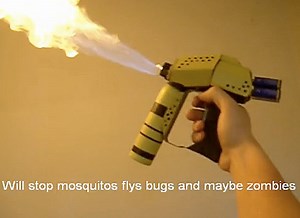 Awesome Homemade Flamethrower Gun