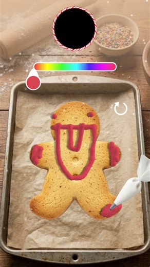 Funny gingerbread man