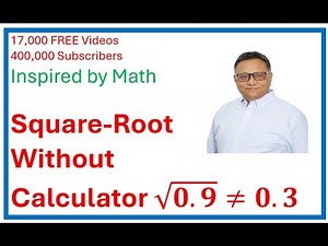 How to Find Square Roots without Calculator Rediscover Algebra and Trigonometry