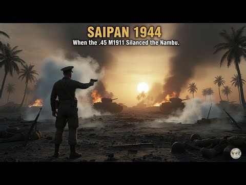 Saipan 1944 — When the .45 M1911A1 Silenced the Nambu | WW2 Military History
