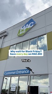Black Friday prices. Every. Single. Day. While other sites make you wait for one day of deals, MAC.BID delivers up to 80% off retail 365 days a year. Laptops, kitchen appliances, tech, home goods—all starting at $1 auctions. Why wait in line when the best deals are happening right now? | MAC.BID