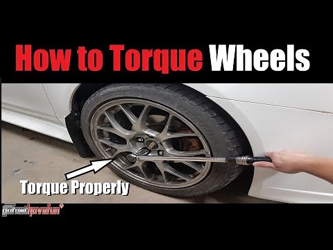 How to Torque Wheels using a Torque Wrench | AnthonyJ350