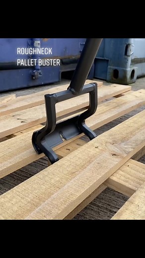 Pallet Wood Demolition Hack using Roughneck Pallet Buster