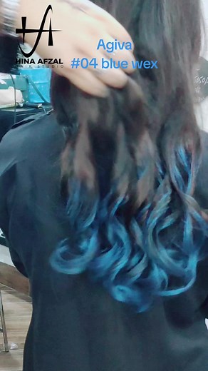 Agiva 04 Colour Blue Wex | AGIVA Girl Hair Tutorial