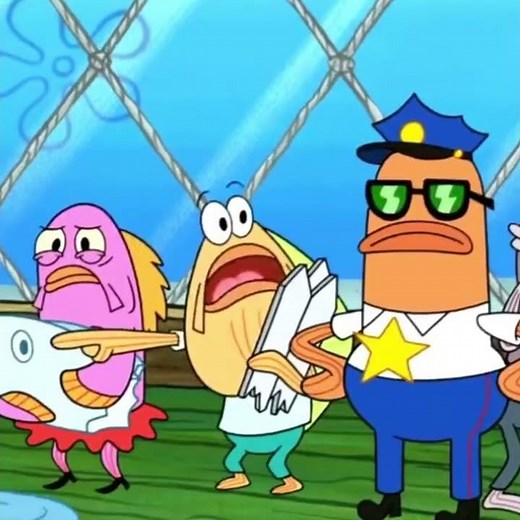 SpongeBob SquarePants is ARRESTED! #spongebobhandcuffs #spongebobhandcuffsmeme