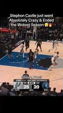 dude could not miss from 3 oh my gosh 😭 #nbabasketball #stephoncastle #hoopplanet