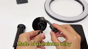 Universal Magnetic Tripod Mount Adapter with Cold Shoe & 1/4" Screw, Phone Tripod Mount for Camera/Ring Light/Selfie Stick, Compatible with Magsafe iPhone 17/16/15/14/13/12 Series