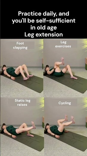 5 Daily Leg Exercises to Stay Strong & Independent as You Age | No Equipment Needed