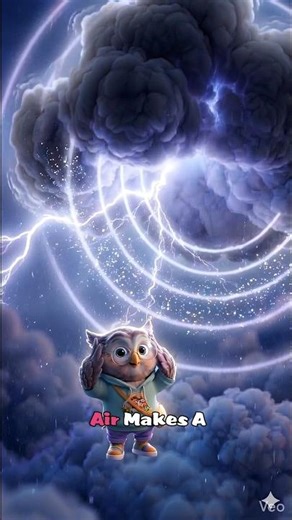 Why does thunder go BOOM? ⚡ Learn lightning & thunder in a fun, magical way 🌩️✨ #MunchTheOwl