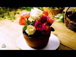 Blooming Flower Pot Cake | 3D Cake | Hoopla Recipes