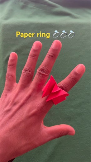 DIY Paper Ring That Looks Expensive 💎 | Easy Craft