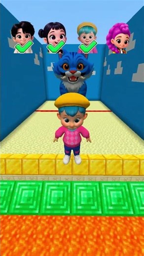 KPop Demon Hunter VS Noob Pro Challenge😱 Pt.10 #shorts #minecraft #brainrot