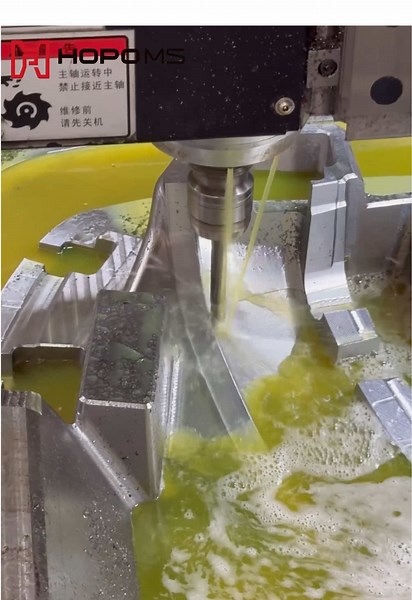 High-speed milling in motion ⚡️Precision at its finest.#HOPO #highspeedmilling #cncmachining #automoldparts #precisionengineering #millingmachine #machiningprocess #metalprocessing #mouldmanufacturing #industrialmachinery #manufacturingtech #machinetools #tooling #automotiveindustry #hopomsmould #b2b