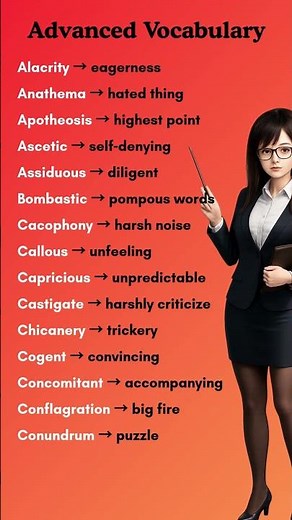 Advanced English Vocabulary with meaning| How to learn English|Advanced Vocabulary| IELTS Vocabulary