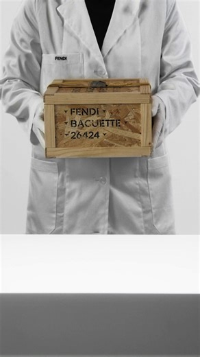 Crafted by hand over 138 hours, this iteration of the Baguette® 26424 Re-Edition requires 475 mirrors, 39,500 beads and 10,300 meters of threadA re-edition of the Mirror Embroidery Baguette® first seen in FENDI Spring/Summer 1999#FENDI