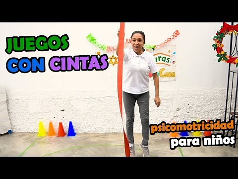 Psicomotriz N°89 - Juegos con Cintas - Nivel Inicial - niños y niñas Nido Aventuras
