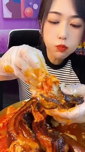 9.4K views · 220 reactions | Spicy China Foods 먹방 - FISH + Noodles - chewy eating sounds Mukbang ASMR 3 | Mukbang Yummy | Facebook