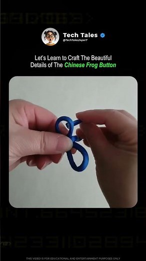Easy Way to Make a Neat Chinese Frog Button
