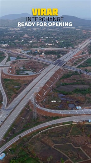 Virar - Navi Mumbai Expressway Ready For Opening | Delhi Mumbai Expressway - Virar JNPT Section #...