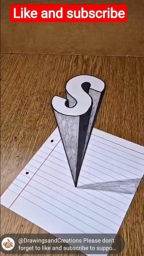 step by step simple S Naam drawing