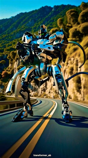 🚗💥Lamborghini Aventador SVJ Turns Into a Robot! #shorts #ai #ferrari #transformers #robot