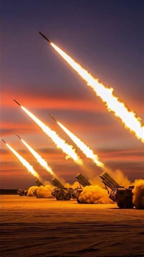 BM-21 Grad Rocket Launch in Cold War Battlefield 🔥 | #shorts [AI-Created] #shorts