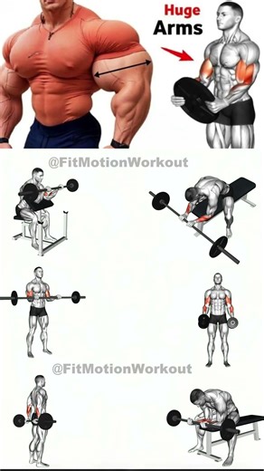 6 Powerfull barbelll Arm Workout to Transform Upper Body| #workout #armworkout