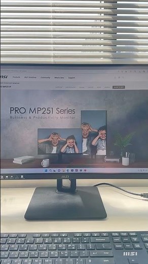 Simplicity at your fingertips, set up Display Kit App on MSI business monitor #msi #monitor #shorts