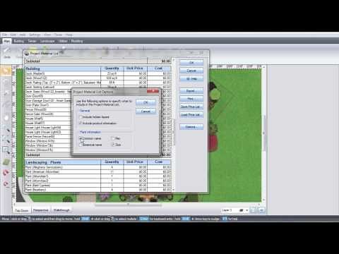 Realtime Landscaping- Project Material List