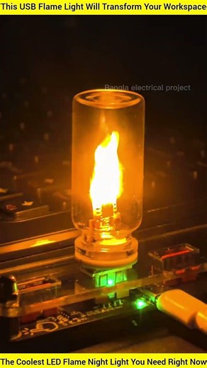 This USB Flame Light Will Transform Your Workspace!