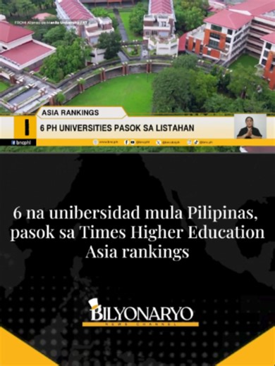 Top Asian Universities: 6 PH Schools Make the Cut