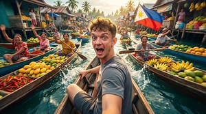 Exploring a floating city in the Philippines