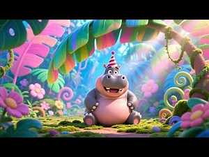 Hiccup Hippo’s Bubble Burps | Funny Animal Song for Kids | Nursery Rhymes & Silly Songs